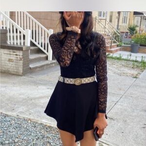Elegant Black Lace Dress